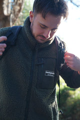 POLAIRE MANCHES COURTES KAKI - BACKPACKER ORIGINAL