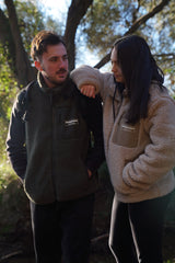 POLAIRE MANCHES COURTES KAKI - BACKPACKER ORIGINAL