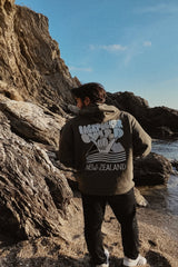 HOODIE UNISEXE - NEW ZEALAND KHAKI - Backpacker Clothing