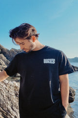 T - SHIRT UNISEX - BACKPACKER NEW - ZEALAND BLACK - Backpacker Clothing