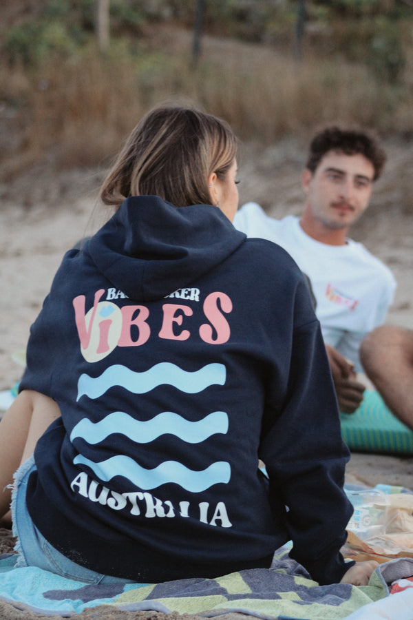 HOODIE NAVY BLUE UNISEX - AUSTRALIA