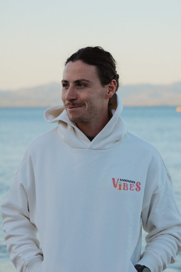 HOODIE IVORY UNISEX - AUSTRALIA