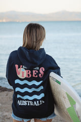 HOODIE NAVY BLUE UNISEX - AUSTRALIA